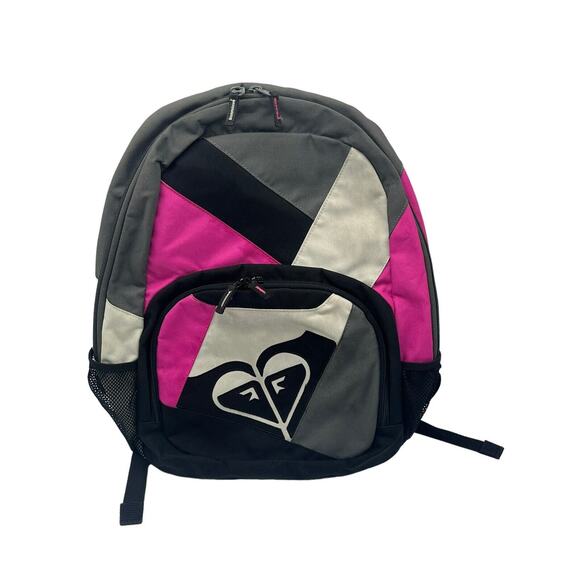 Roxy Backpack Pink White & Black “The Heart Of Surfing” - Picture 3 of 13
